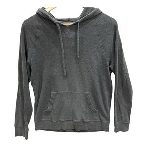 The Rail Shirt Mens Medium Gray Hoodie Pullover Nordstrom Knit Pocket Drawstring